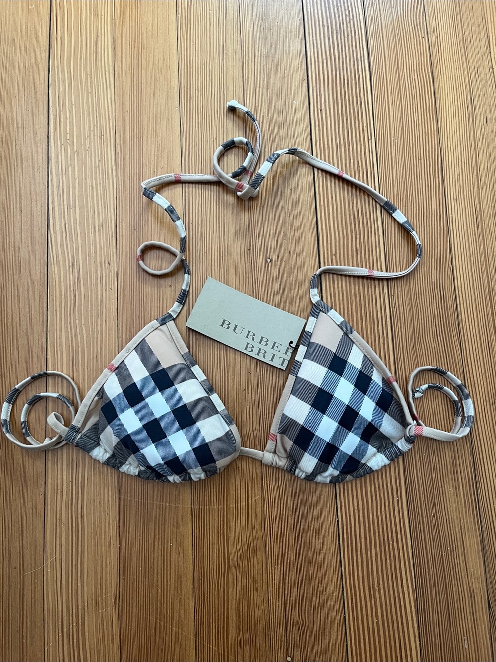 NWT Burberry Bathing Suit Top